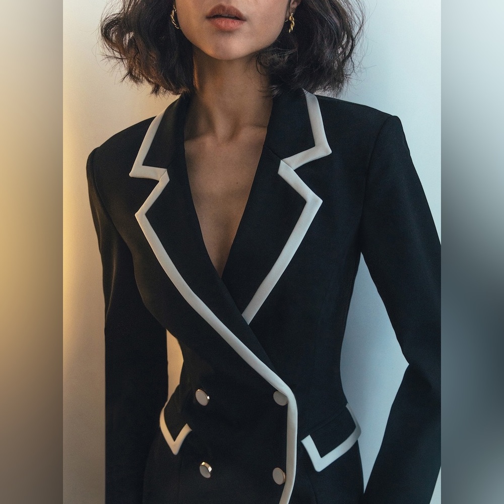 Let’s Get it Black Blazer Dress